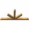 Ekena Millwork Saratoga Rough Sawn Timber Gable Bracket, Western Red Cedar, 108"W x 49"H x 6"D x 6"F, 11/12 Pitch GBW108X49X0606SAR00RWR - alternate 5